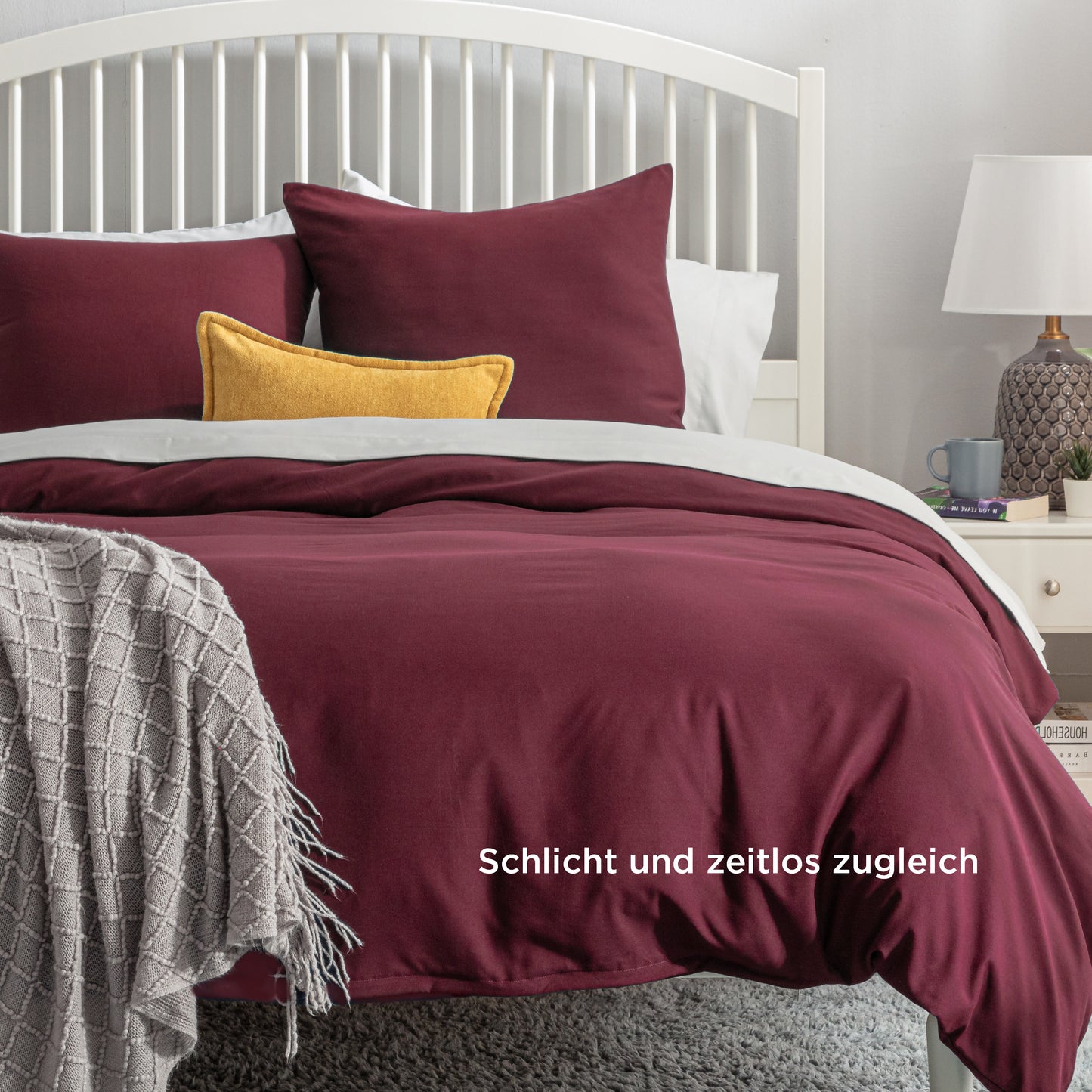 Gebürstetes Polyester Mikrofaser-Bettwäsche-Set