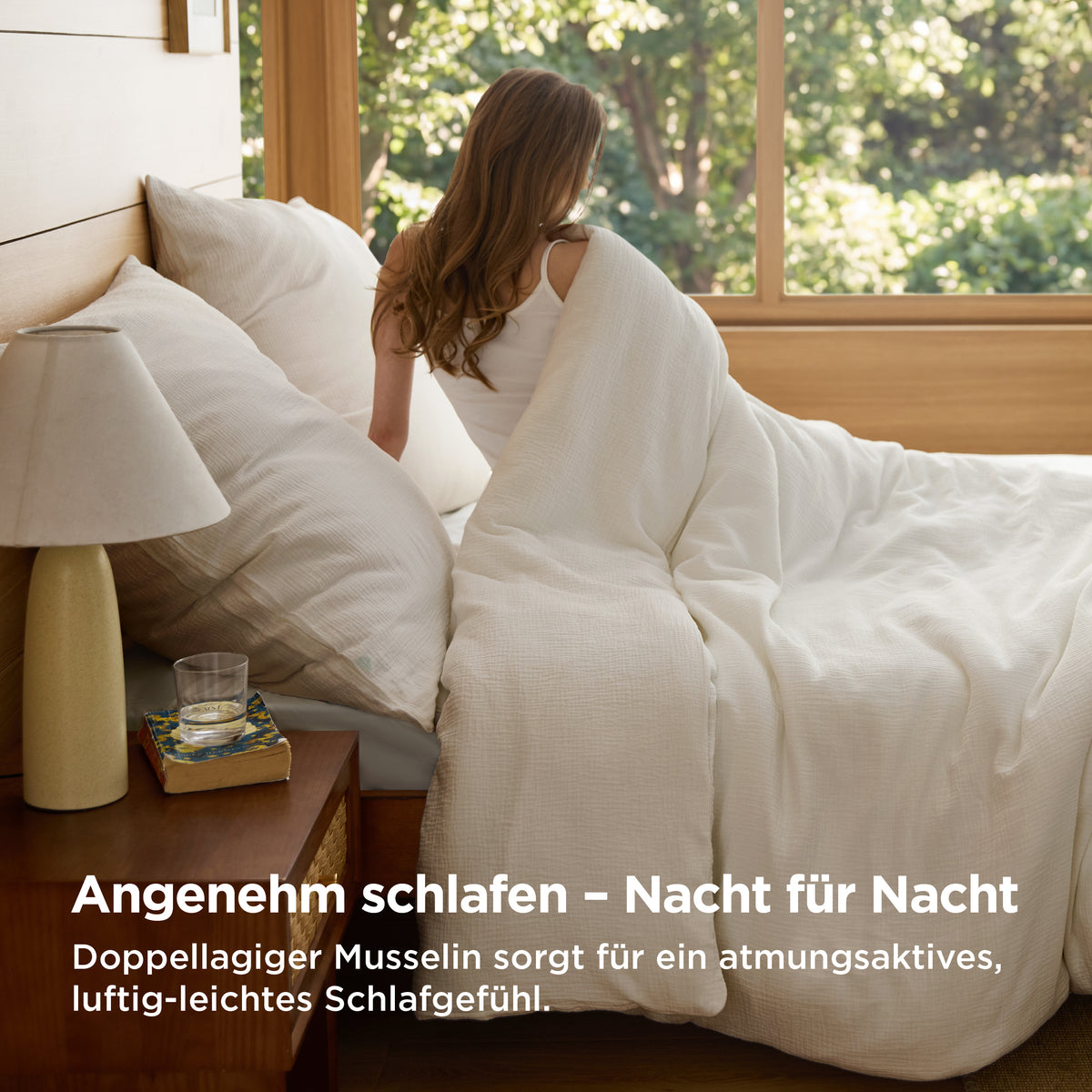 Baumwolle Musselin Bettwäsche