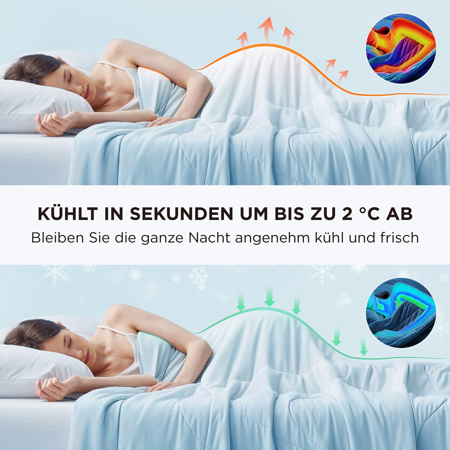 Kühlbettdecke
