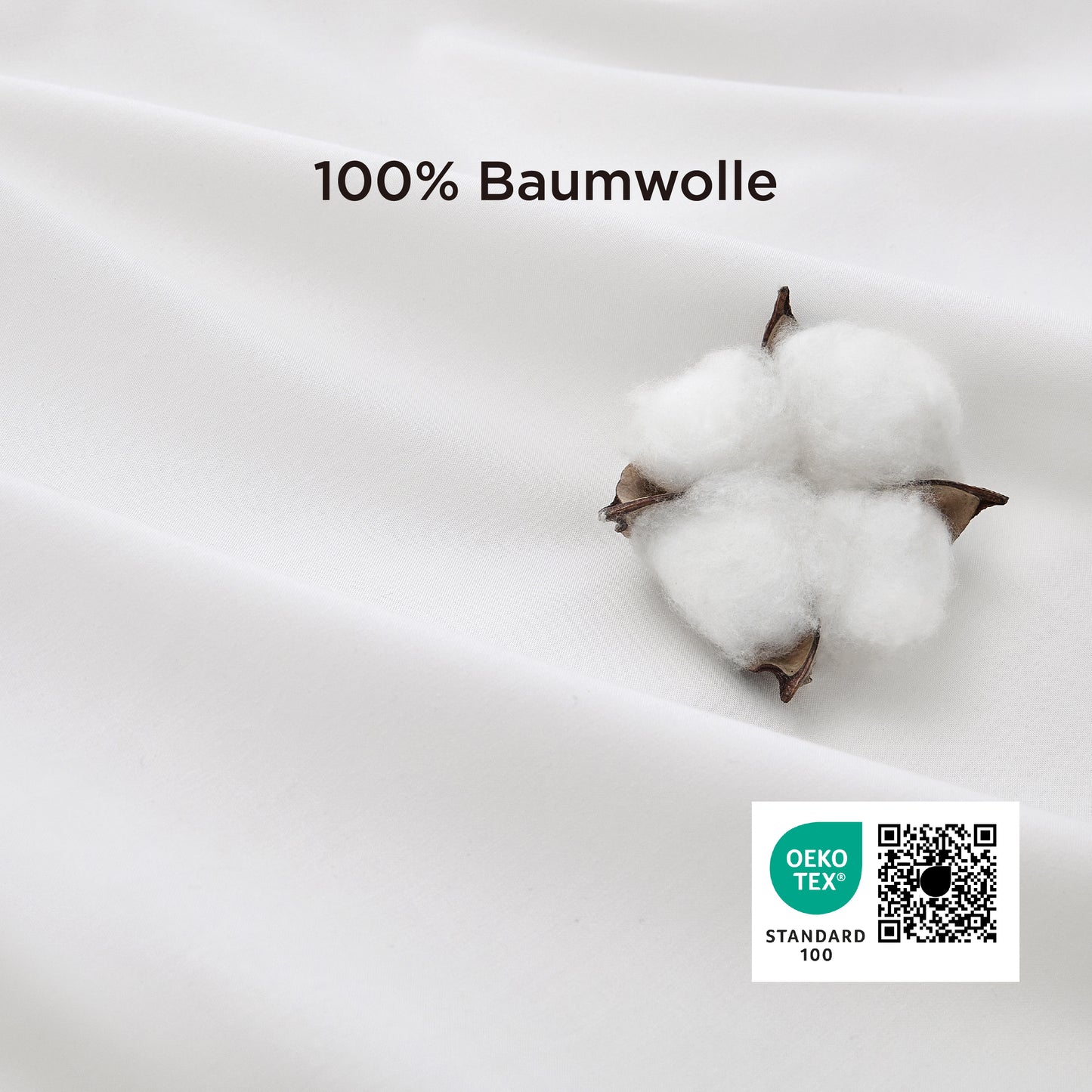 100% Perkal-Baumwolle Bettwäsche Set