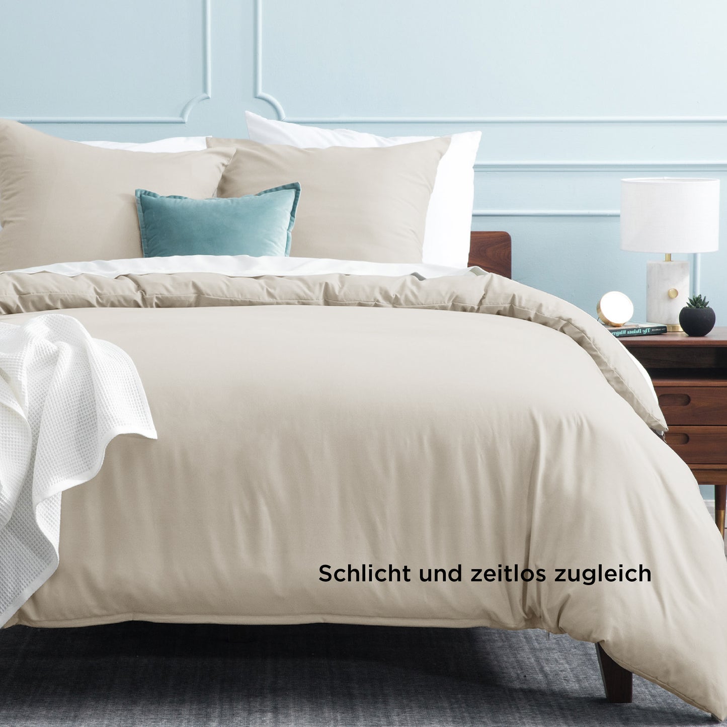 Gebürstetes Polyester Mikrofaser-Bettwäsche-Set