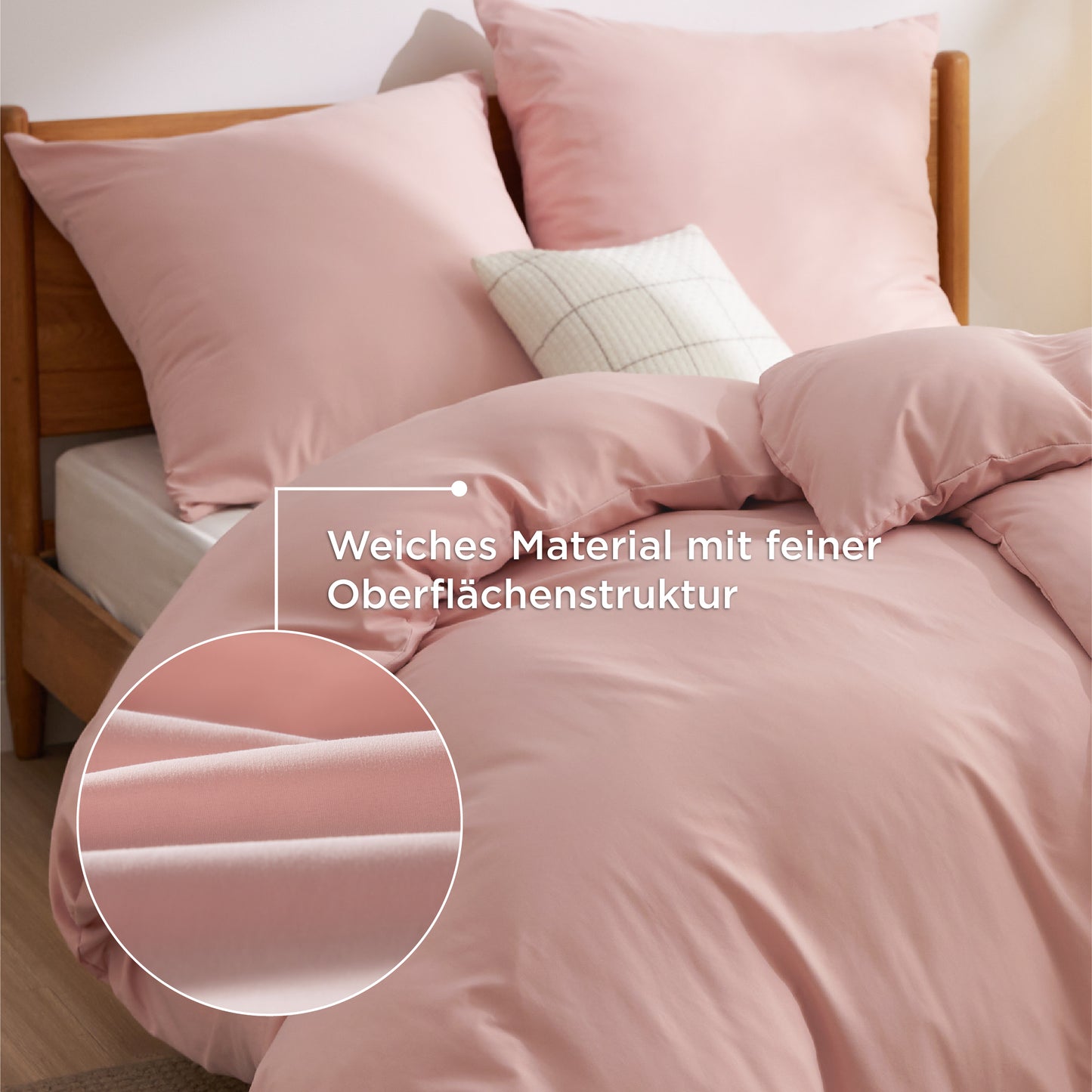 Gebürstetes Polyester Mikrofaser-Bettwäsche-Set
