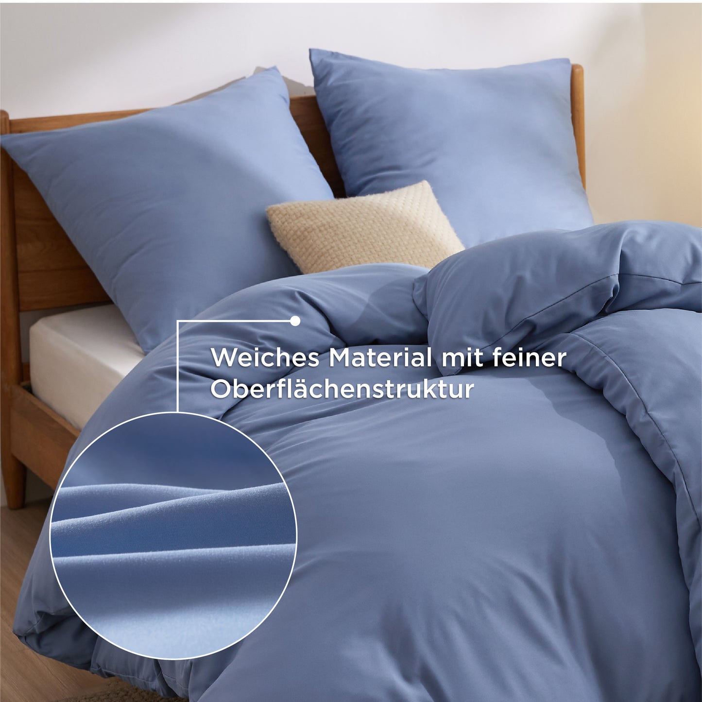 Gebürstetes Polyester Mikrofaser-Bettwäsche-Set