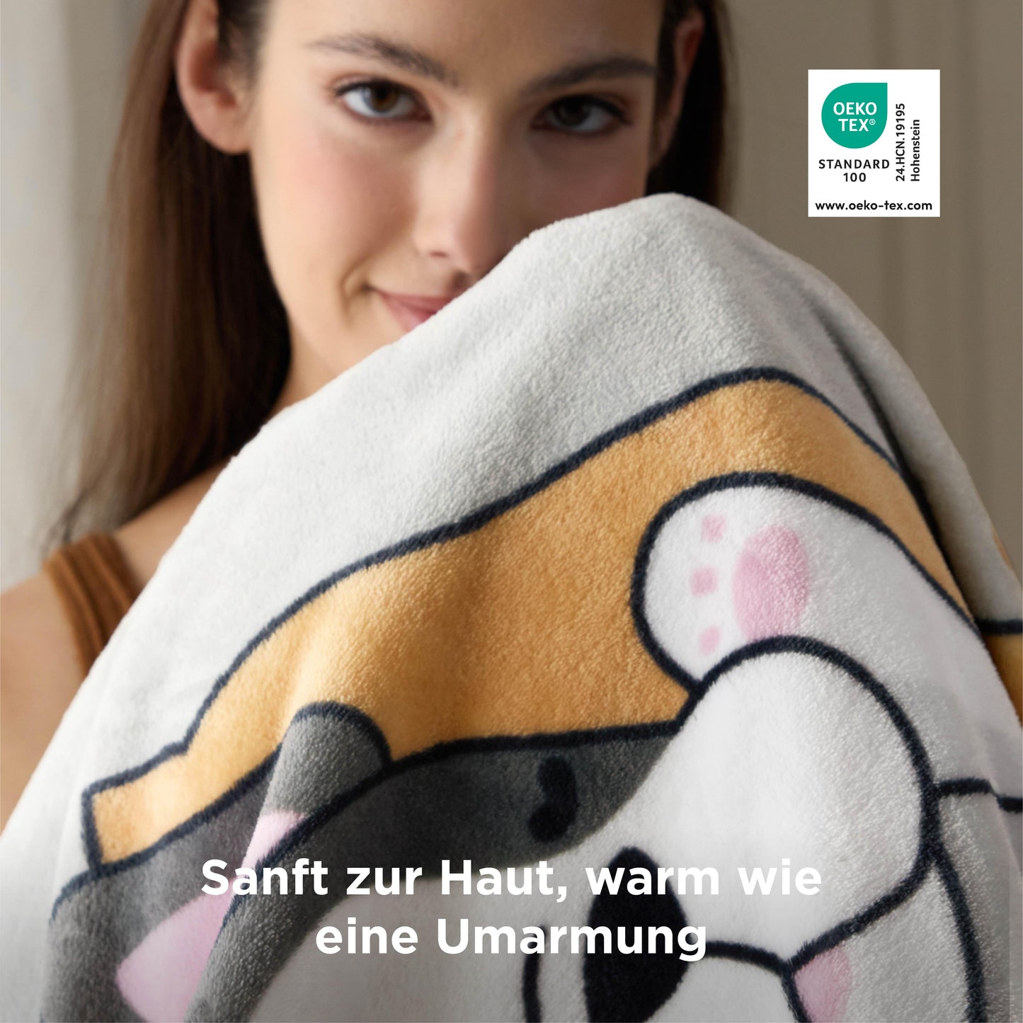 Bedruckte Flanell-Fleece-Decke Zum Verschenken