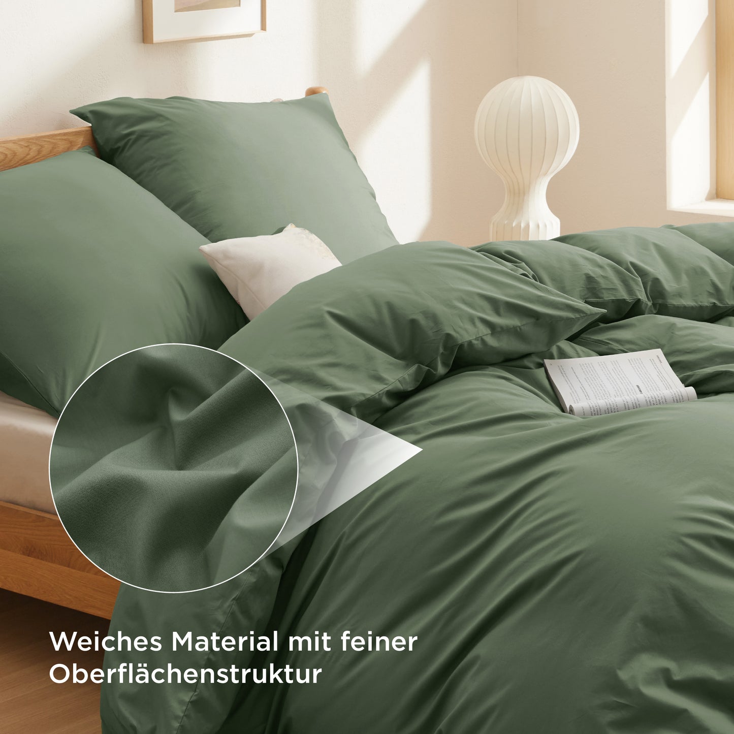 100% Perkal-Baumwolle Bettwäsche Set