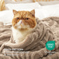 Bogen-Design Flauschige Sherpa Decke