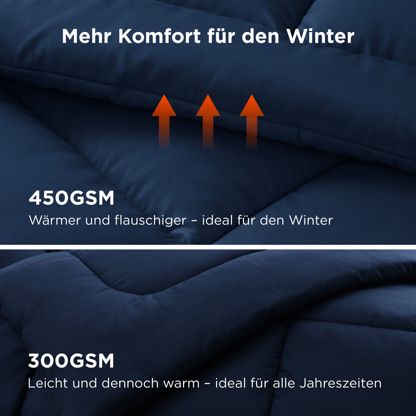 GentleSoft™ Daunen-Alternative Bettdecke 450 g/m²