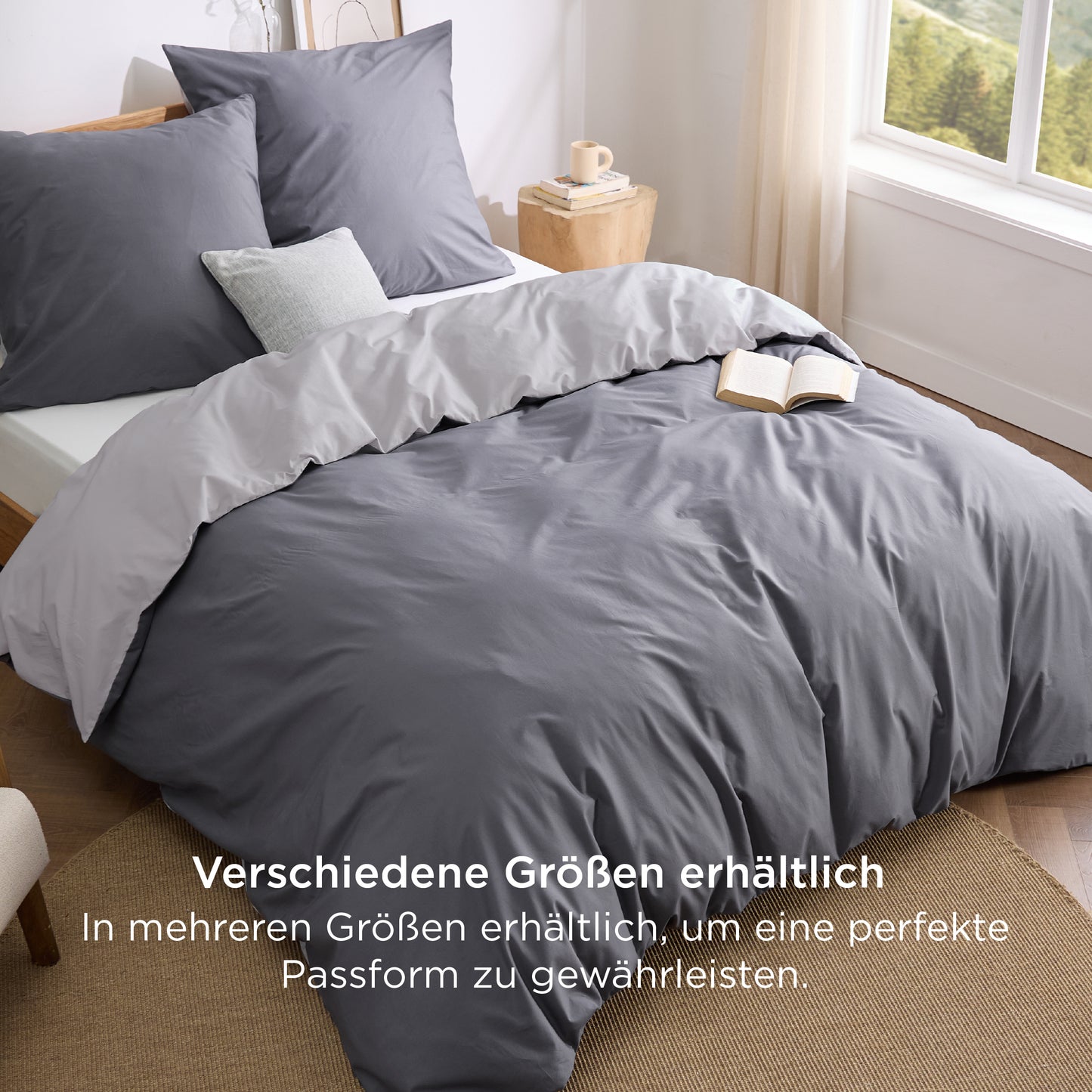 100% Perkal-Baumwolle Bettwäsche Set