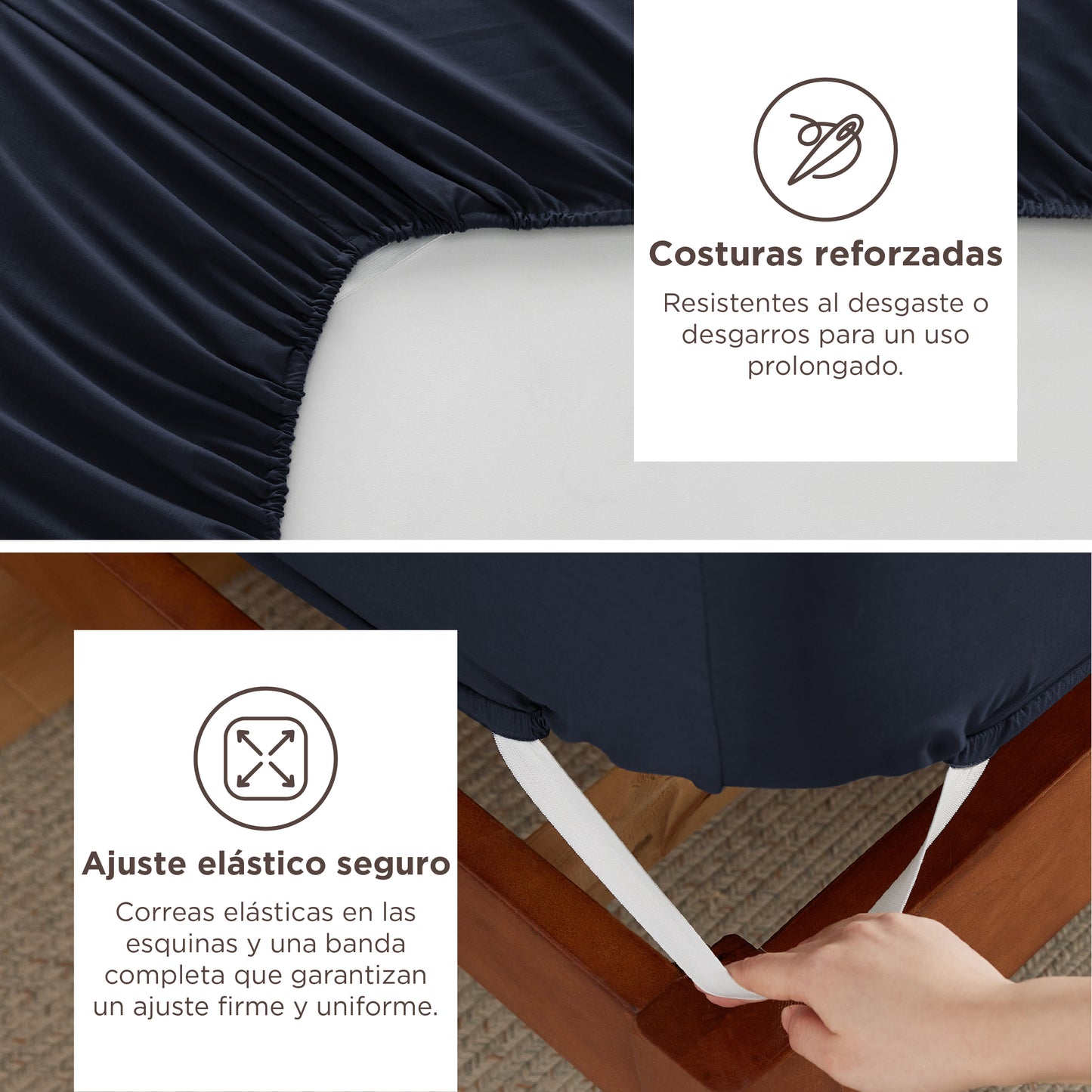 GentleSoft Bettwäsche-Set Mit tiefen Taschen (Deep Pocket)