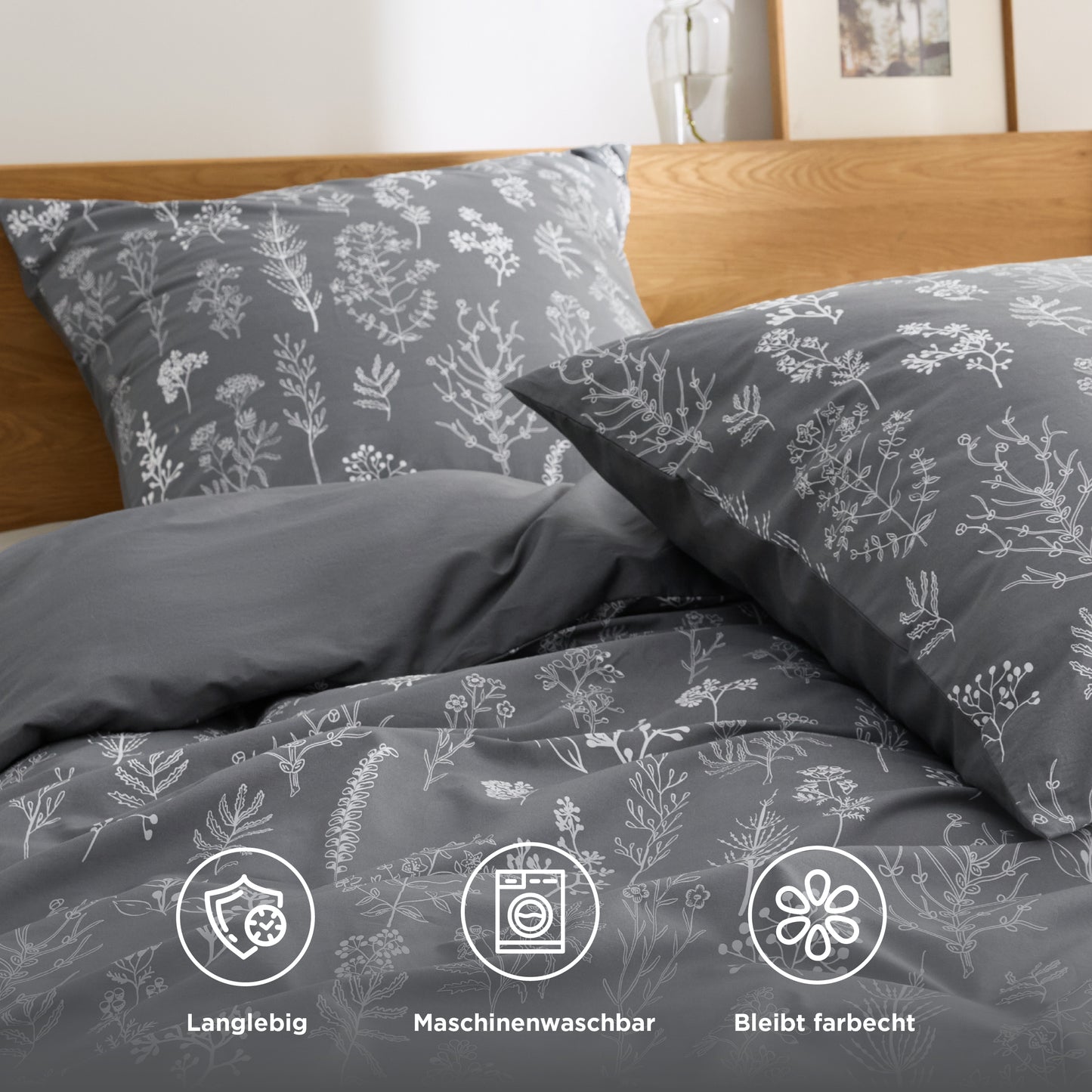 100% Baumwolle Bettwäsche Set Mit Muster