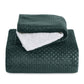Flauschiges Fleece Bettwäsche Set mit Waffelstruktur