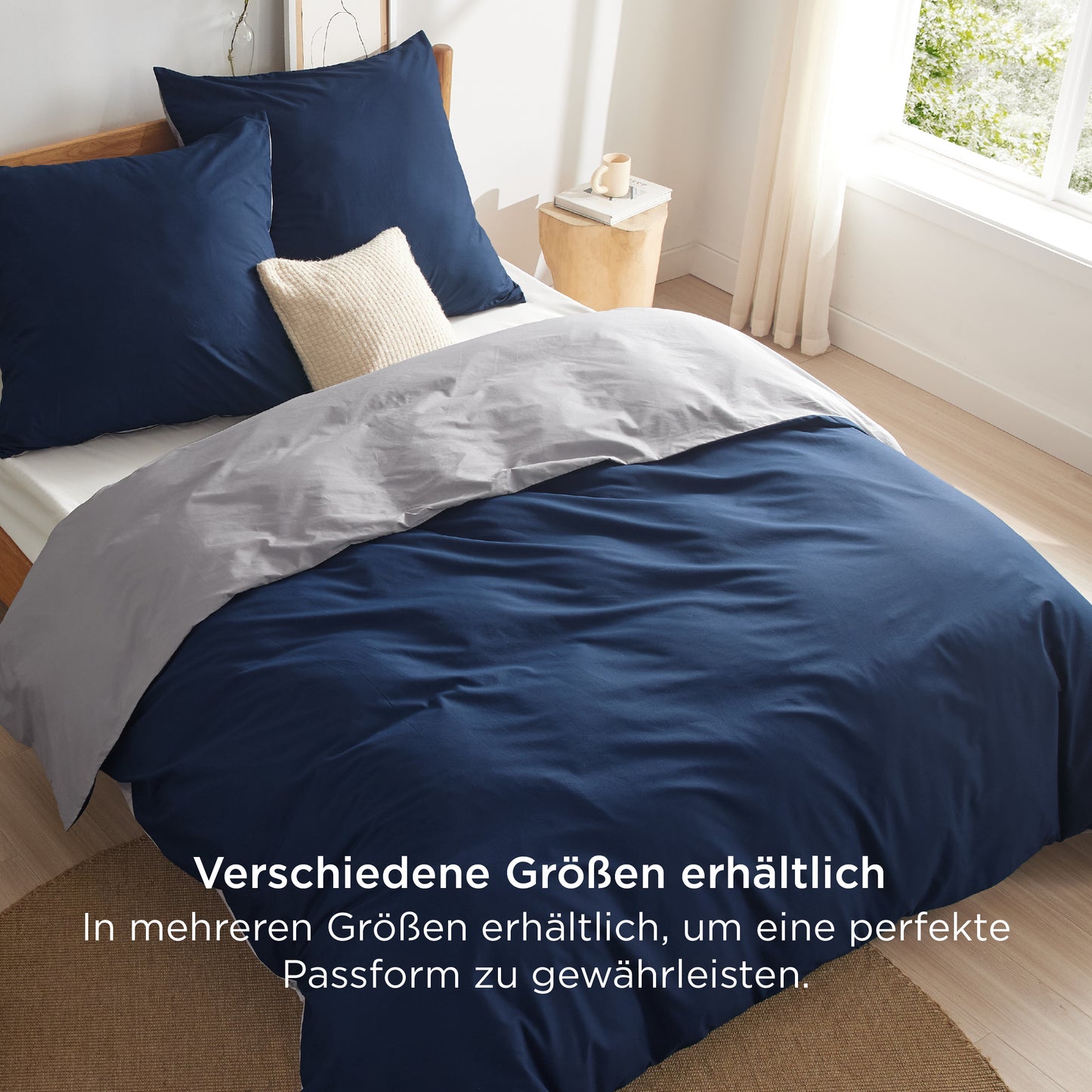 100% Perkal-Baumwolle Bettwäsche Set