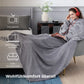 Tragbare Fleece Decke mit Ärmeln