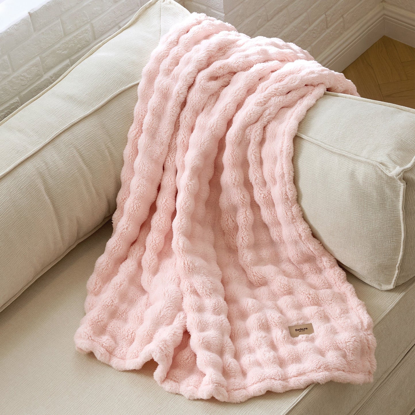 Wolkenweich Bubble Kuscheldecke