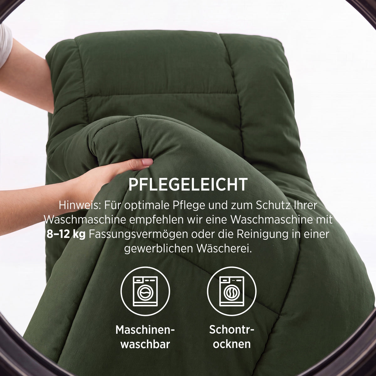 Bettdecke ohne Bezug mit Daunen-Alternative 450gsm