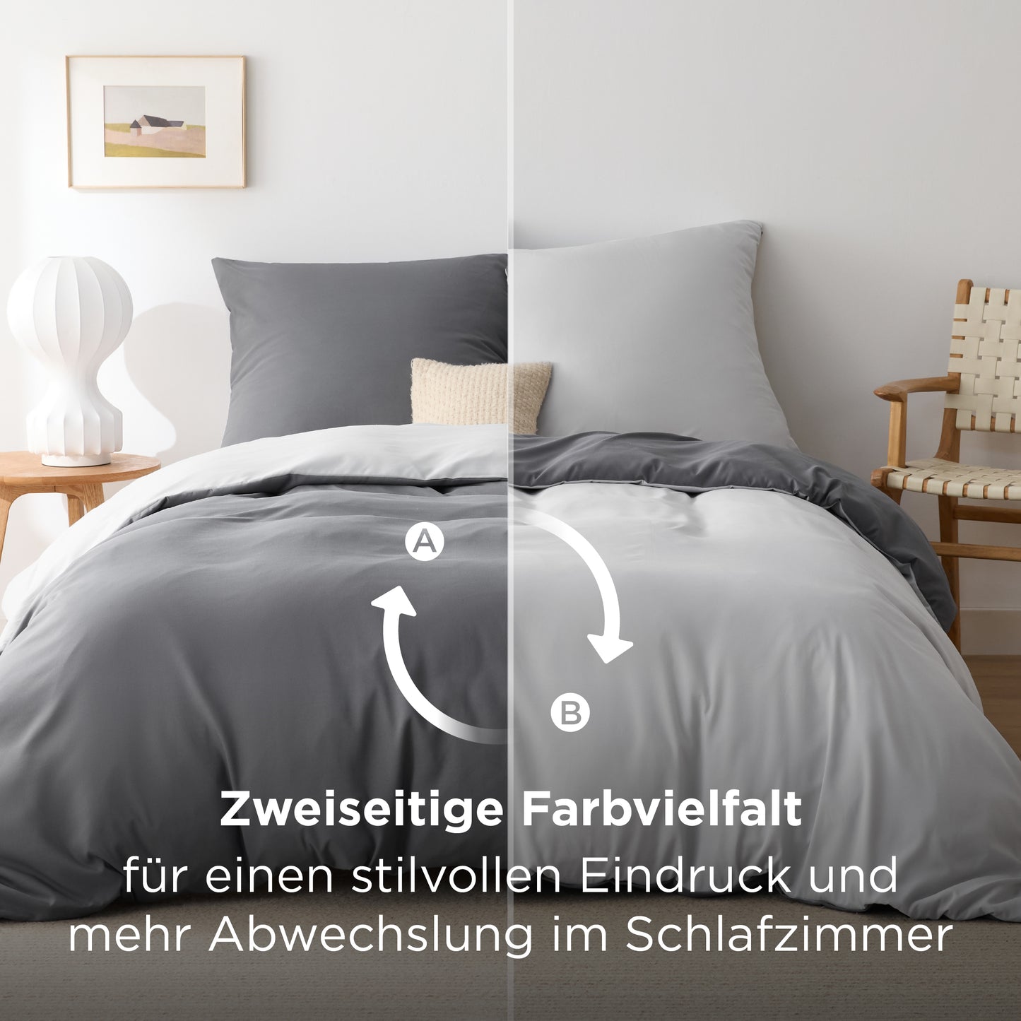 Gebürstetes Polyester Mikrofaser-Bettwäsche-Set