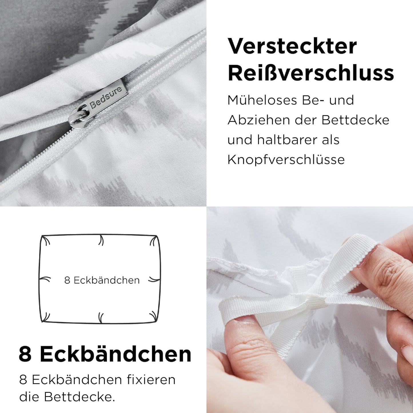 Polyester Mikrofaser Bettwäsche Set Mit Muster
