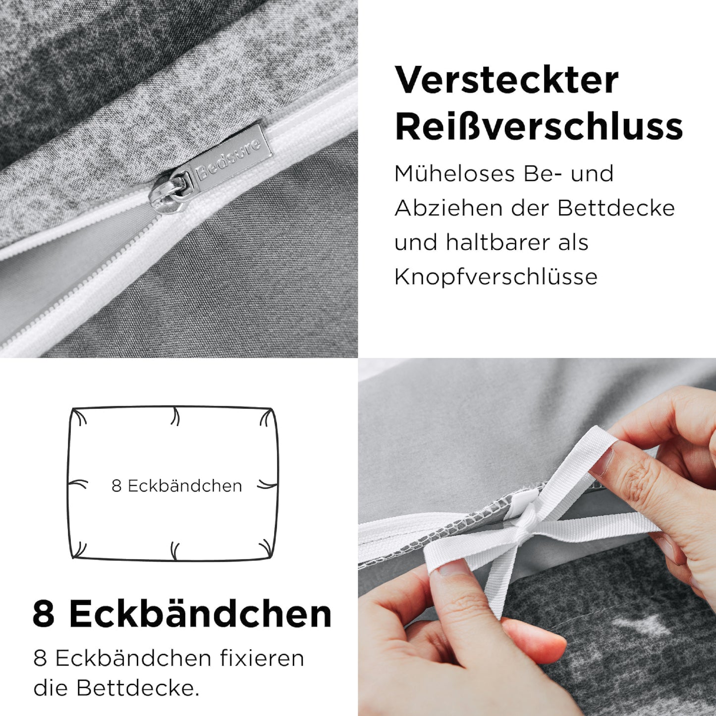 Polyester Mikrofaser Bettwäsche Set Mit Muster