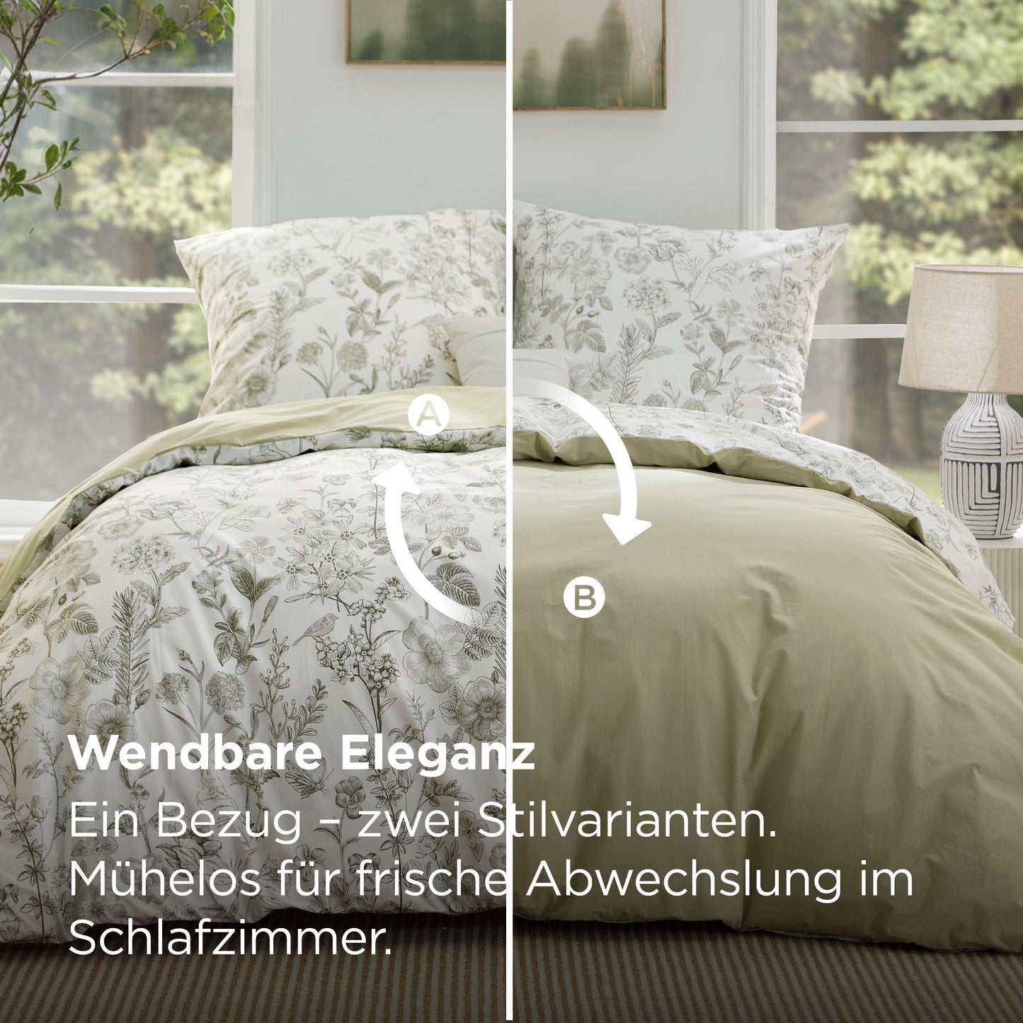 100% Baumwolle Bettwäsche Set Mit Muster