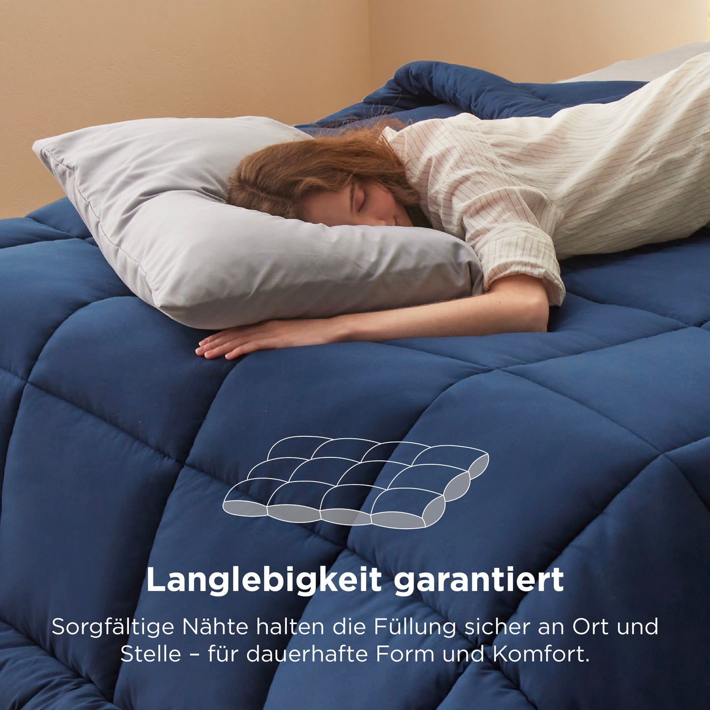 GentleSoft™ Daunen-Alternative Bettdecke 450 g/m²