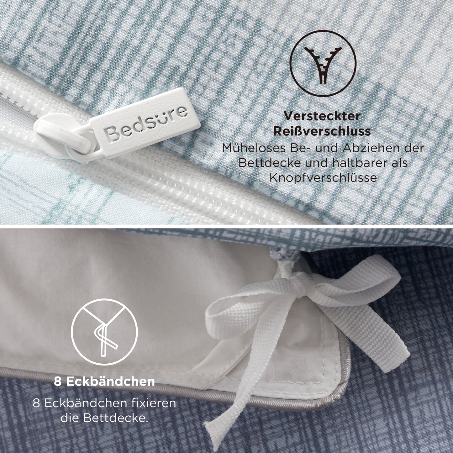 Polyester Mikrofaser Bettwäsche Set Mit Muster