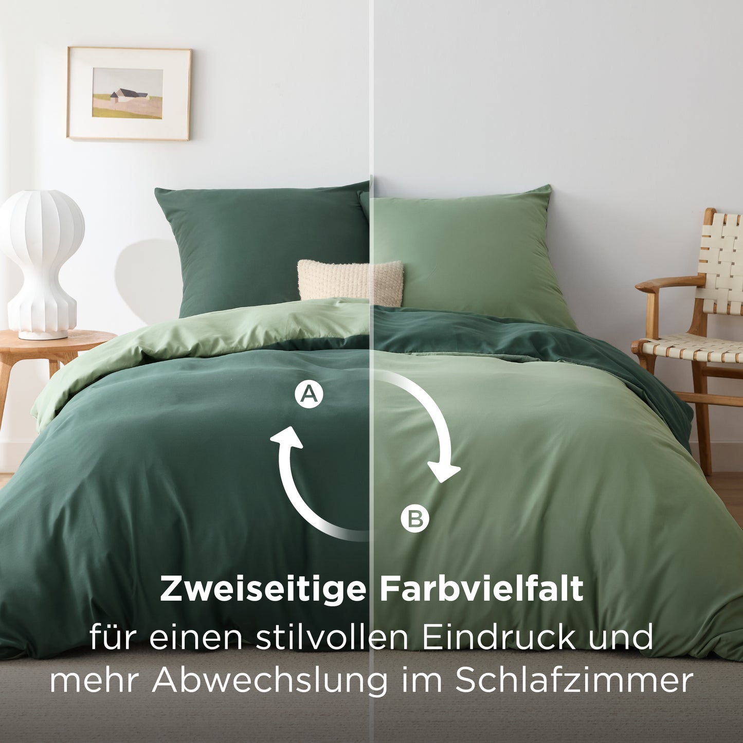 Gebürstetes Polyester Mikrofaser-Bettwäsche-Set