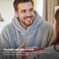 Sherpa Hoodie Decke mit Ärmeln