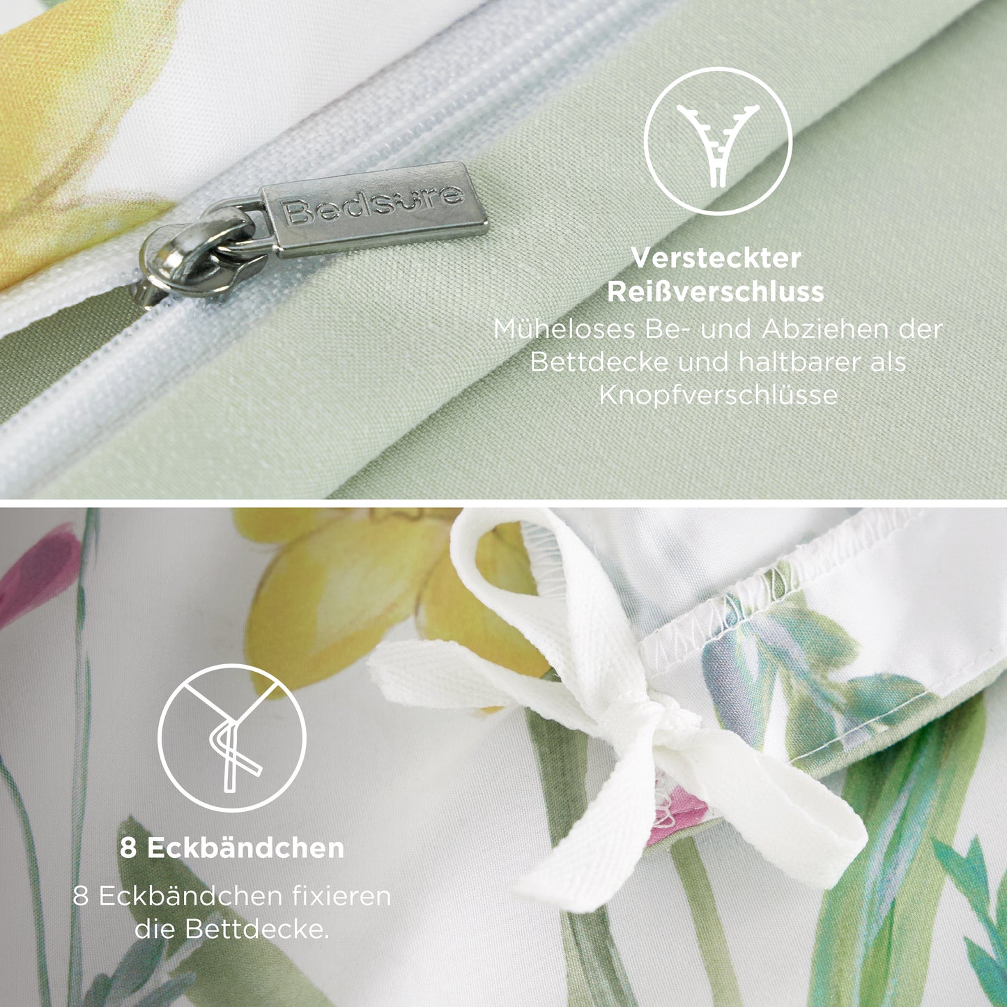 Polyester Mikrofaser Bettwäsche Set Mit Muster