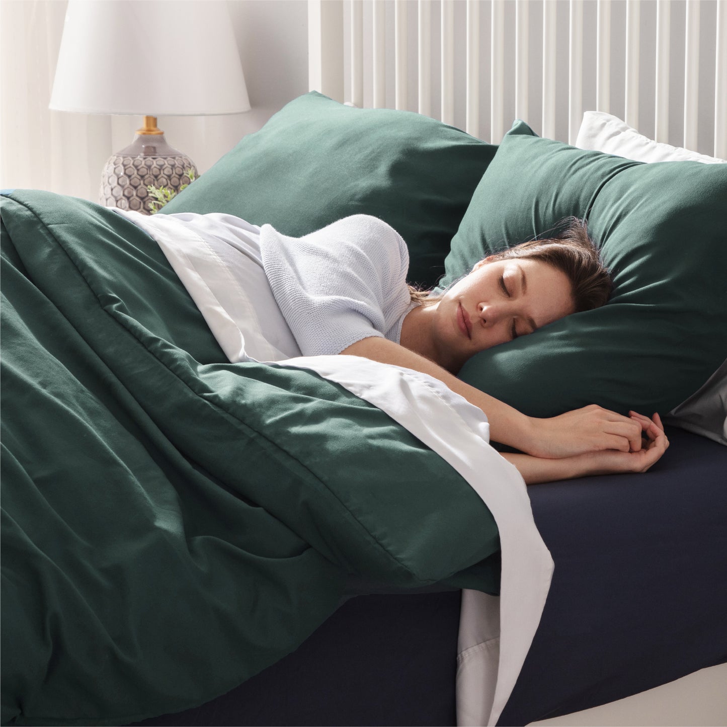 Gebürstetes Polyester Mikrofaser-Bettwäsche-Set
