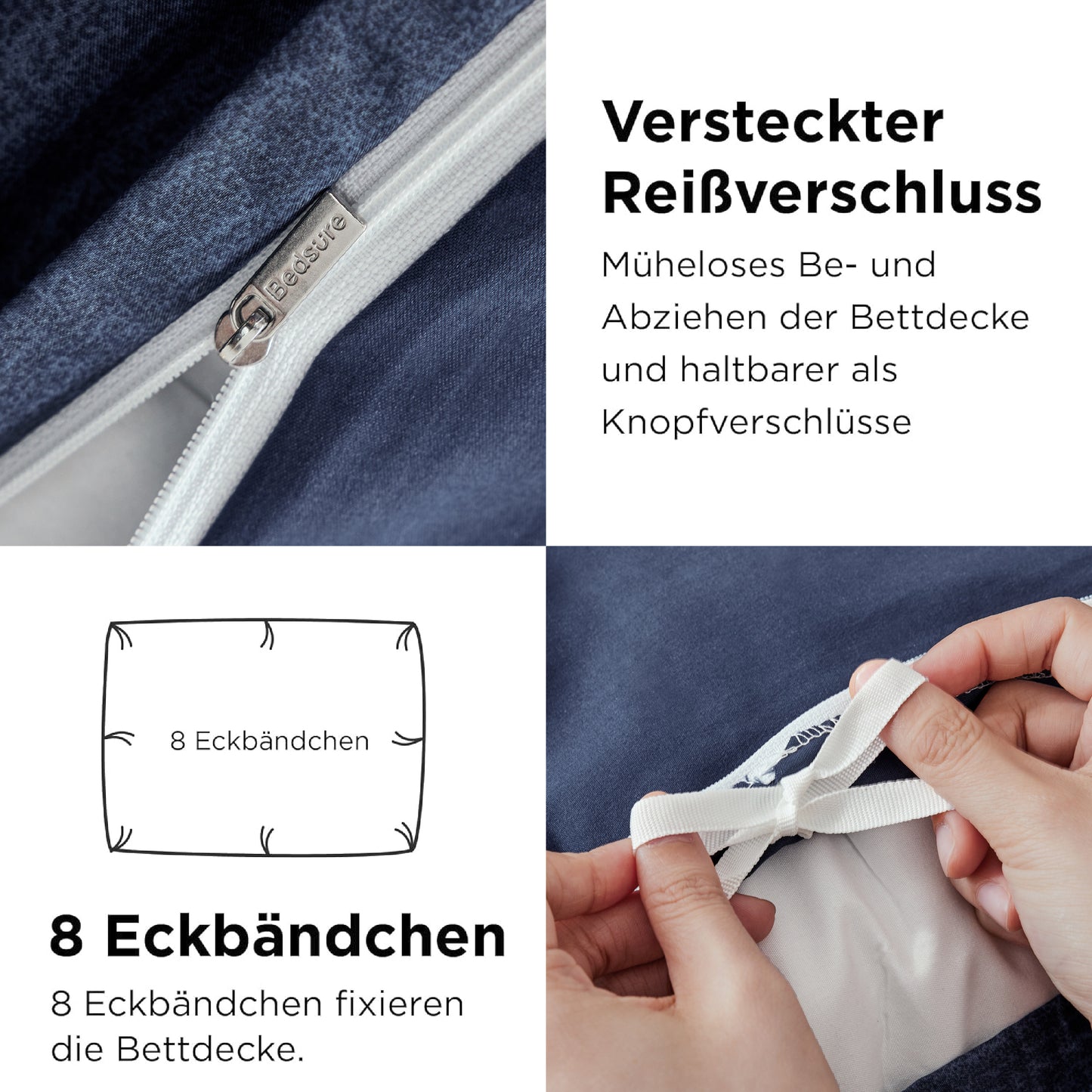 Polyester Mikrofaser Bettwäsche Set Mit Muster