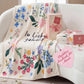 Bedruckte Flanell-Fleece-Decke Zum Verschenken