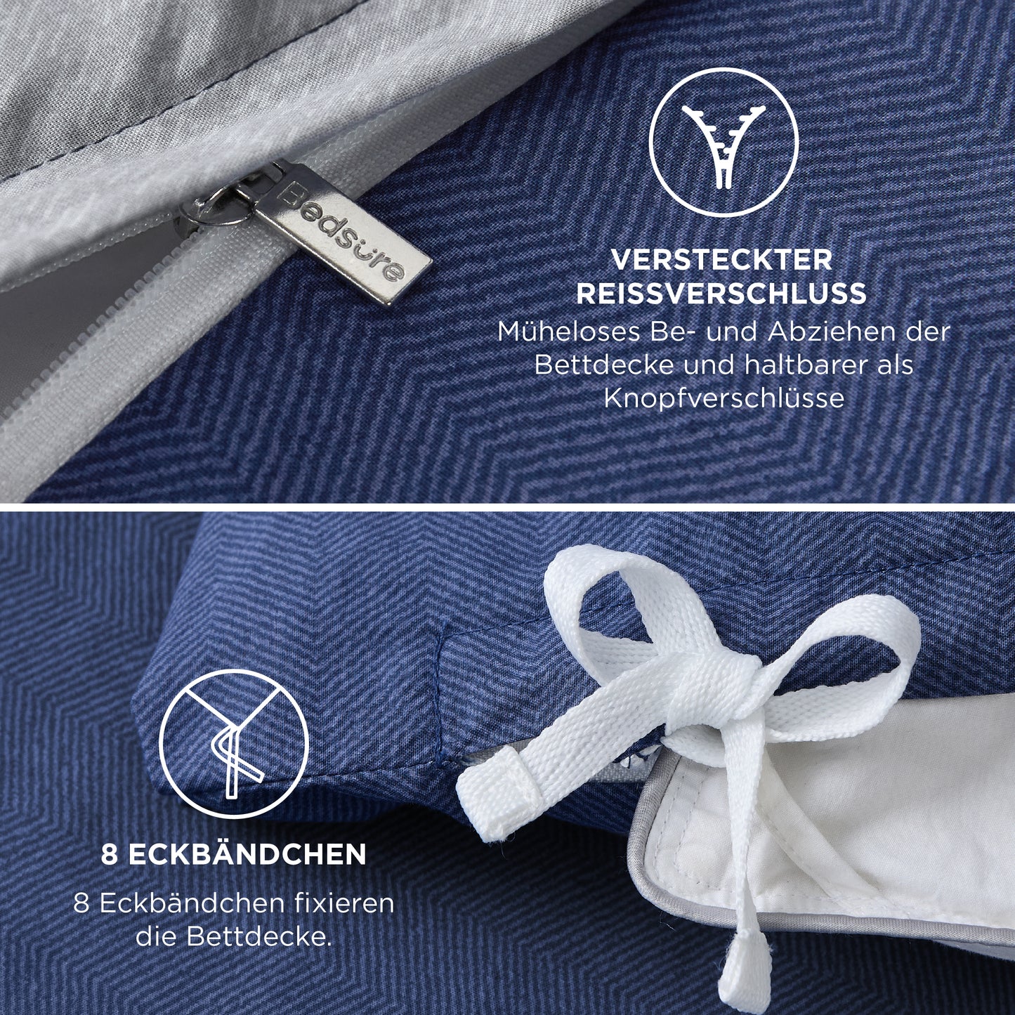 100% Baumwolle Bettwäsche Set Mit Muster
