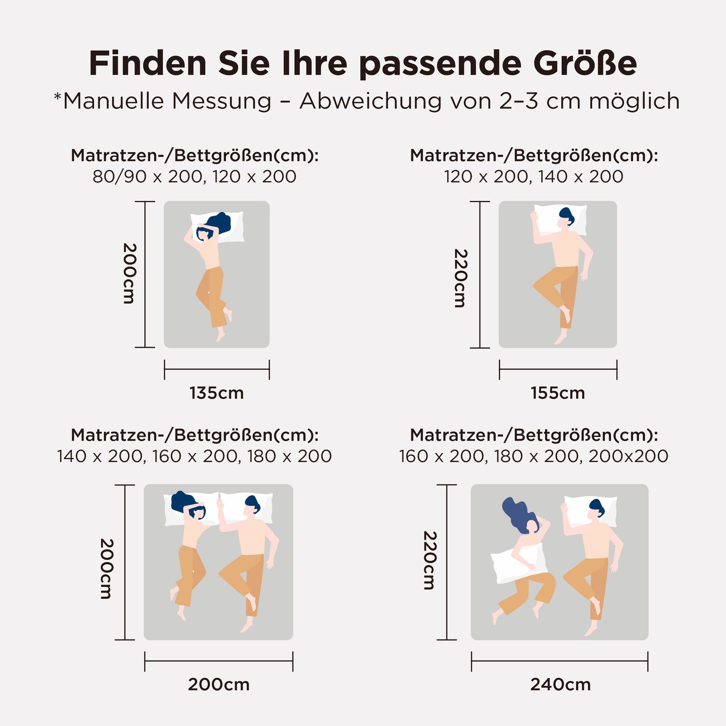 GentleSoft™ Daunen-Alternative Bettdecke 450 g/m²