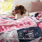 Bedruckte Flanell-Fleece-Decke Zum Verschenken