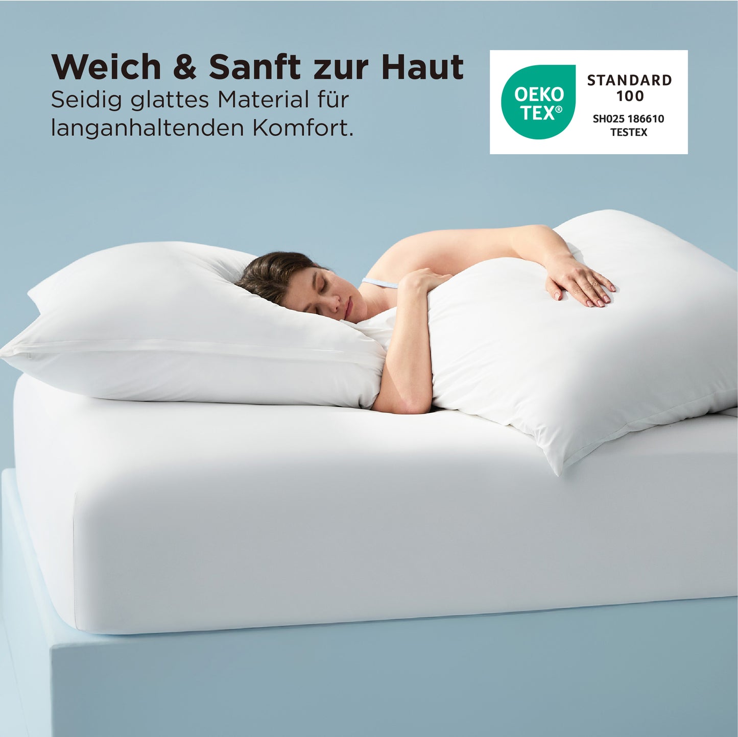Kühlendes Spannbettlaken