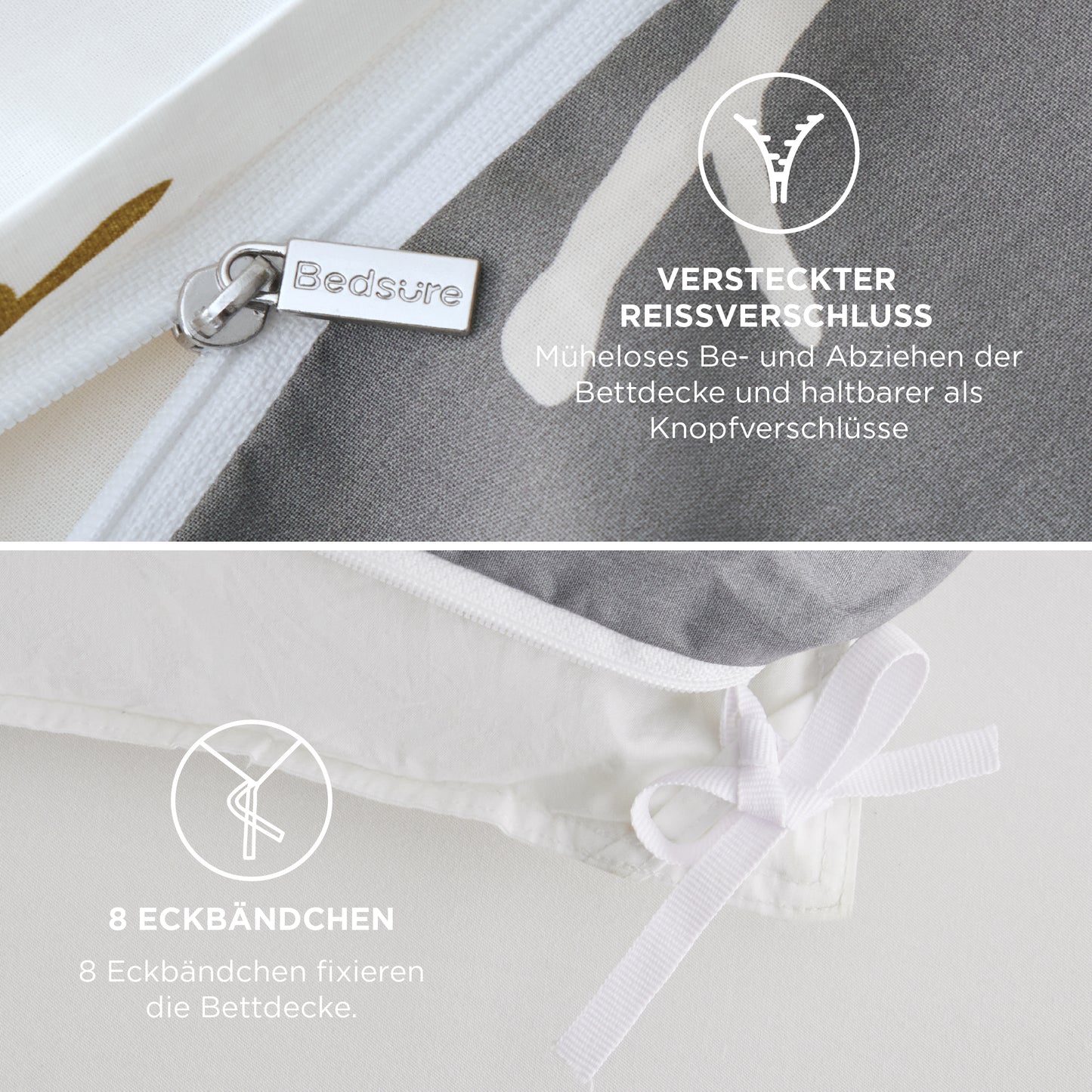 100% Baumwolle Bettwäsche Set Mit Muster