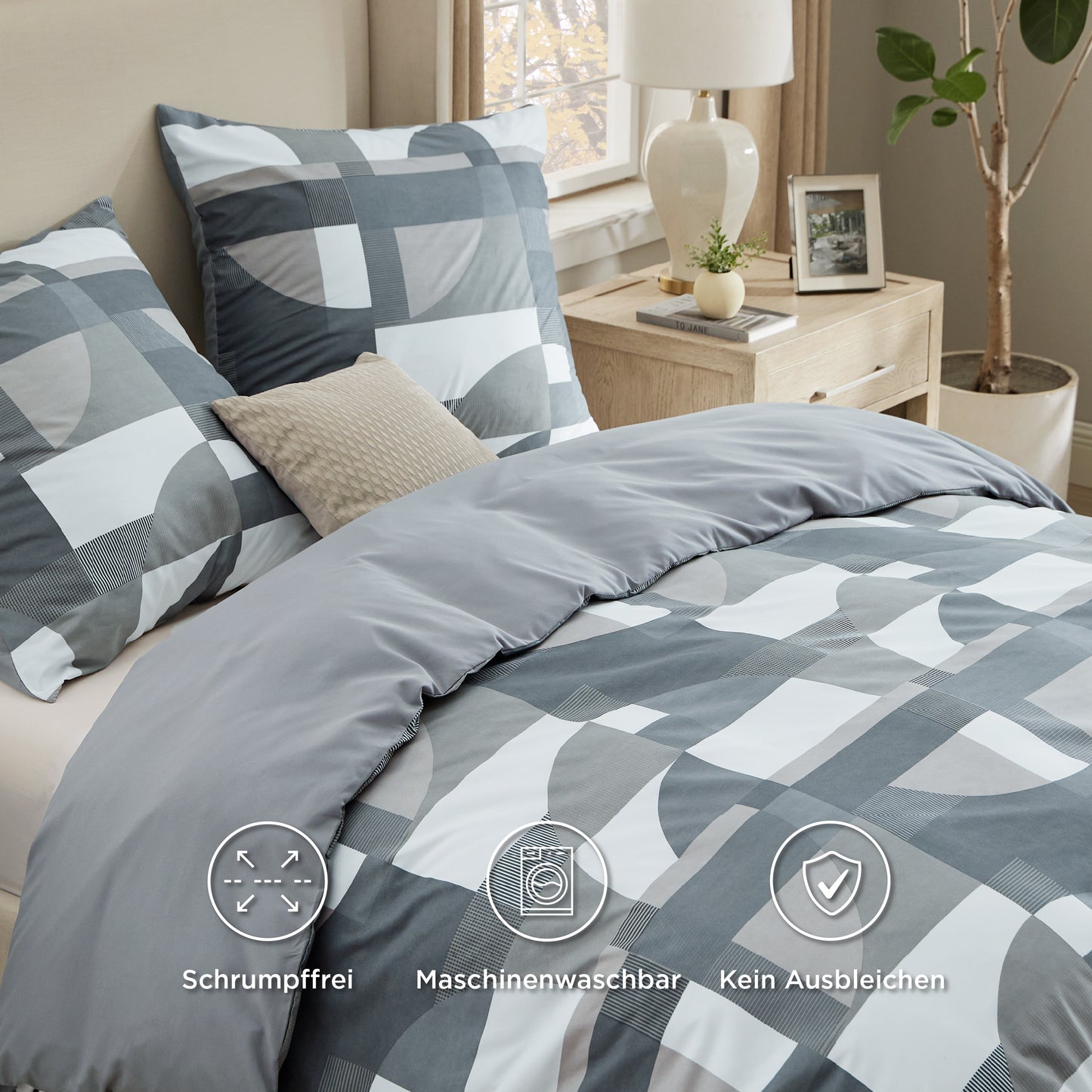 Polyester Mikrofaser Bettwäsche Set Mit Muster
