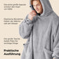 Sherpa Hoodie Decke mit Ärmeln