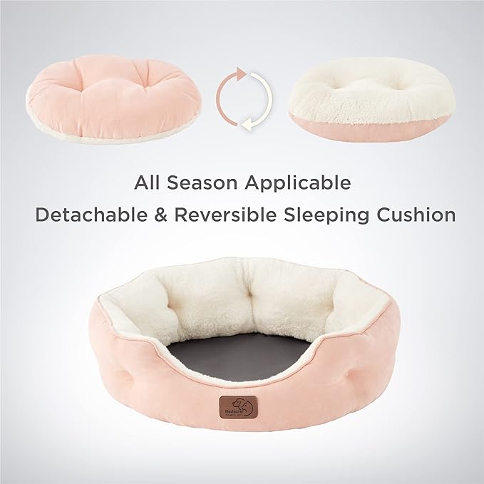 Rundes Flanell-Katzenbett