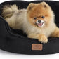 Rundes Flanell-Katzenbett