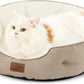 Rundes Flanell-Katzenbett
