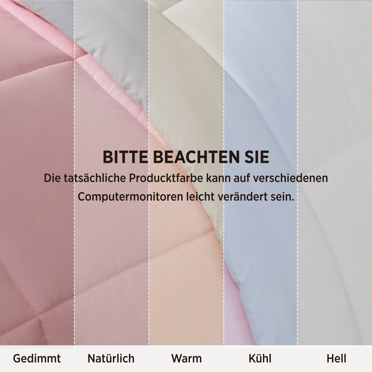 Bettdecke ohne Bezug mit Daunen-Alternative 450gsm