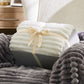 Jacquard Flauschige Sherpa Decke mit Streifenmuster