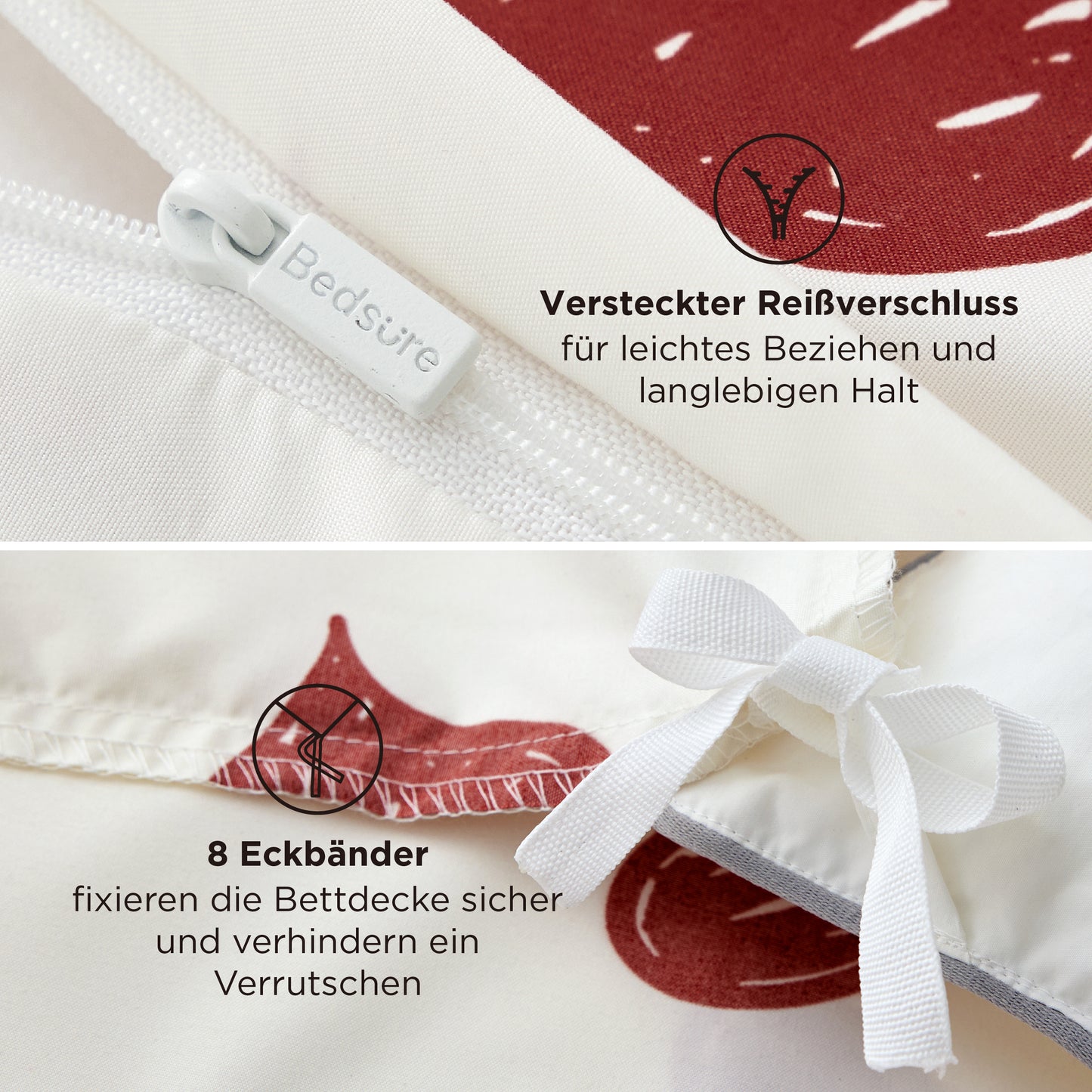 Polyester Mikrofaser Bettwäsche Set Mit Muster