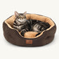 Rundes Flanell-Katzenbett
