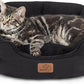 Rundes Flanell-Katzenbett