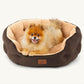 Rundes Flanell-Katzenbett