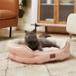 Rundes Flanell-Katzenbett