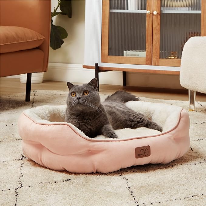 Rundes Flanell-Katzenbett