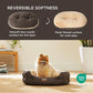 Rundes Flanell-Katzenbett